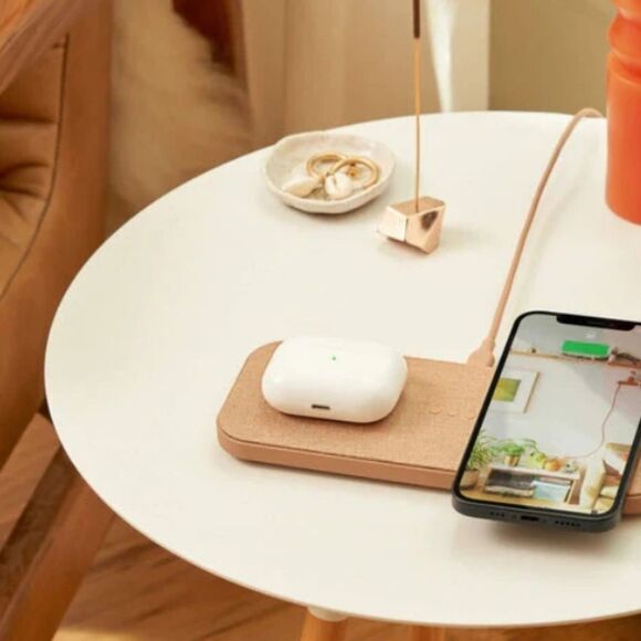 Courant - Catch:2 Essentials Wireless Charging Pad - Camel